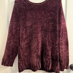 Orvis Purple Crew Neck Sweater